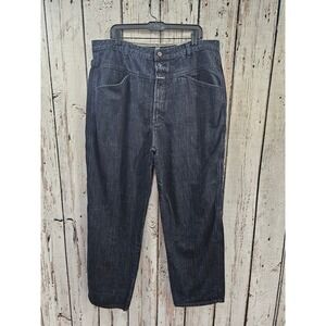 Le Jean de Martine Francois Girbaud Dark Wash Baggy Wide Leg Y2K Jeans‎ Mens 40